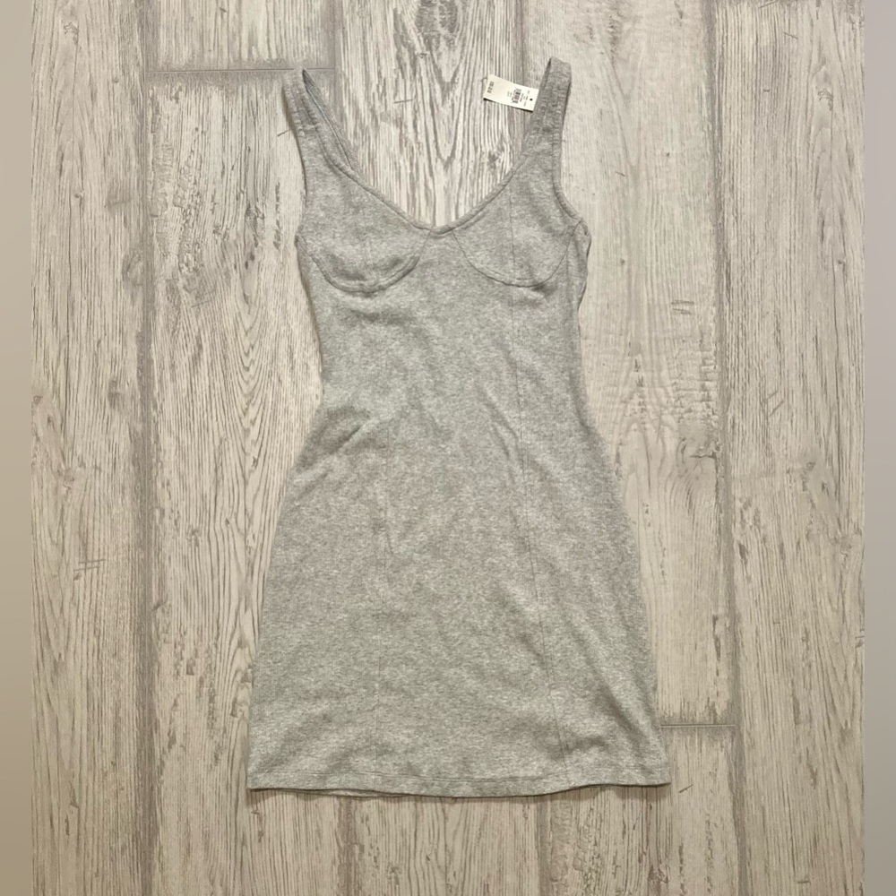 Aerie Corset Ribbed Mini Dress